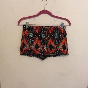 Flowy Patterned Shorts